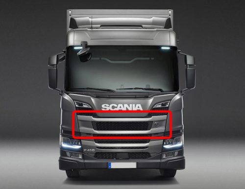 Scania P / G 2017-től hűtőrács bordák FELSŐ