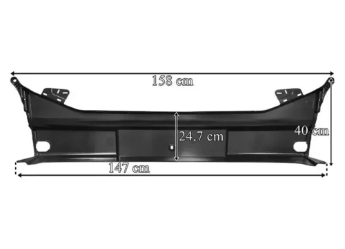 Scania R 2017-től első lökhárító közép rész 42,5cm