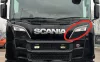 Scania R 2017-től kiegészítő fényszóró díszkeret Bal