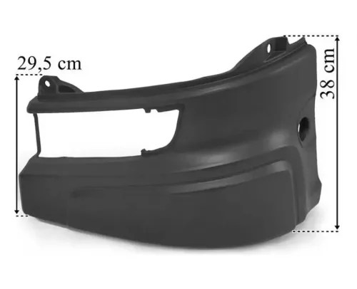 Scania S széria első lökhárító sarok BAL, 38cm, MINTÁS