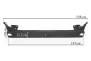 Scania S széria első lökhárító közép rész 32cm borda nélkül