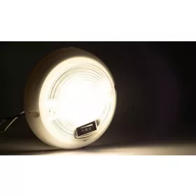 LED belső világítás kapcsolóval 143mm fehér gyűrűvel