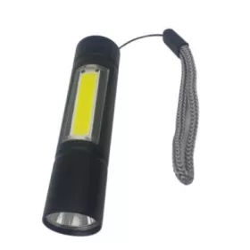 MINI zseblámpa XPE/COB  LED tölthető 8,5cm