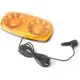 LED sárga villogó FÉNYHÍD 305 mm mágnestalpas 12/24V 