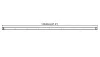 Beépíthető  LED Sárga villogó FÉNYHÍD 1204mm 12/24V 1204mm
