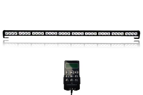 Beépíthető LED Sárga villogó FÉNYHÍD 1130mm 12/24V TÁVVEZÉRLŐVEL!
