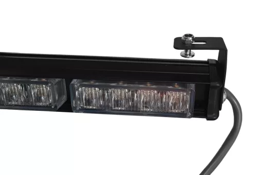 Beépíthető LED Sárga villogó FÉNYHÍD 1130mm 12/24V TÁVVEZÉRLŐVEL!