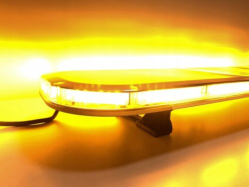 LED sárga villogó FÉNYHÍD 1230mm SLIM csavarozható 12/24V
