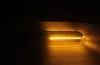 LED sárga villogó FÉNYHÍD 1528mm SLIM csavarozható 12/24V +TÁVVEZÉRLŐ