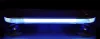 LED KÉK villogó FÉNYHÍD 880mm SLIM csavarozható 12/24V +TÁVVEZÉRLŐ
