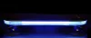 LED KÉK villogó FÉNYHÍD 1200mm SLIM csavarozható 12/24V +TÁVVEZÉRLŐ
