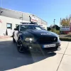 LED KÉK villogó FÉNYHÍD 1200mm SLIM csavarozható 12/24V +TÁVVEZÉRLŐ