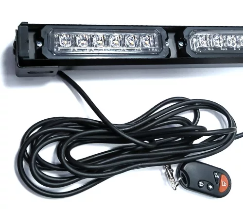 Slim LED sárga villogó fényhíd 1165mm 12/24V Távírányítós!