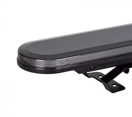 LED sárga villogó FÉNYHÍD 900mm SLIM, Füst, csavarozható 12/24V