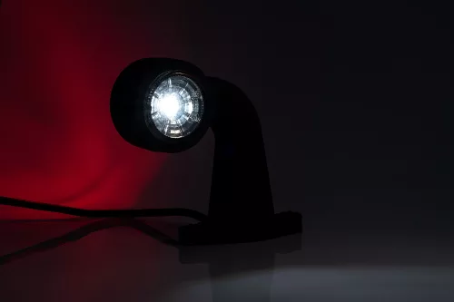 Foncsoros LED gumilámpa 12/24V kicsi derékszögű (P/F) BAL