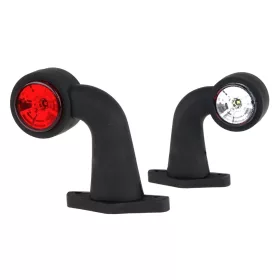   Foncsoros LED gumilámpa 12/24V kicsi derékszögű (P/F) JOBB