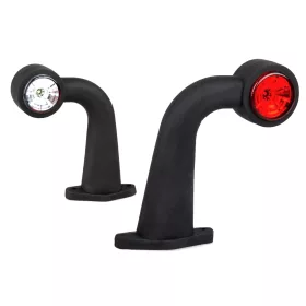   Foncsoros LED gumilámpa 12/24V nagy derékszögű led (P/F) BAL