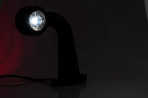 Foncsoros LED gumilámpa 12/24V nagy derékszögű led (P/F) BAL