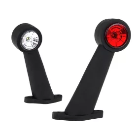 Foncsoros LED gumilámpa 12/24V hosszú ferde (P/F) BAL