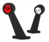 Foncsoros LED gumilámpa 12/24V hosszú ferde (P/F) JOBB
