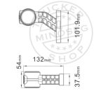 Superpoint LED gumilámpa Bal