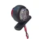 Optikai búrás mini omega gumilámpa 12/24V ledes