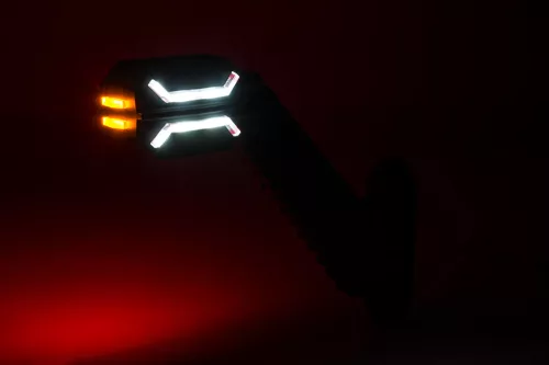 LED gumilámpa hosszú ferde 12/24V DRAGON jobb