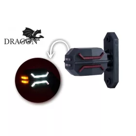 LED gumilámpa rövid 12/24V DRAGON