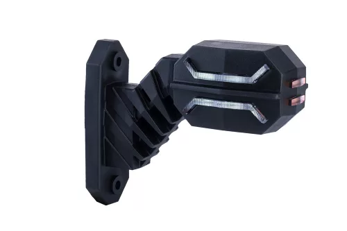 LED gumilámpa rövid ferde 12/24V DRAGON bal