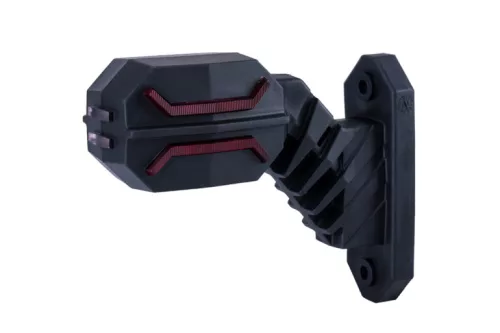 LED gumilámpa rövid ferde 12/24V DRAGON bal