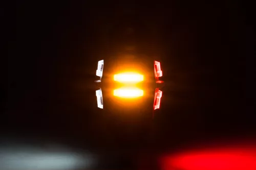 LED gumilámpa rövid ferde 12/24V DRAGON bal