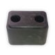 Gumiütköző 125x85x85mm