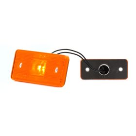 Helyzetjelző lámpa 12/24V (téglalap) ledes sárga