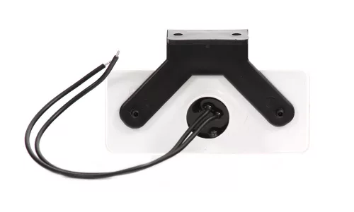 Helyzetjelző lámpa 12/24V (106x46mm) ledes fehér+tartófül 