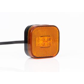 Helyzetjelző lámpa 12/24V (kocka) ledes, sárga