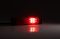 Helyzetjelző lámpa 12/24V (téglalap) szélén ledes, piros