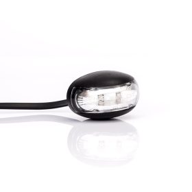 Helyzetjelző lámpa 12/24V (félköríves) ledes, sárga