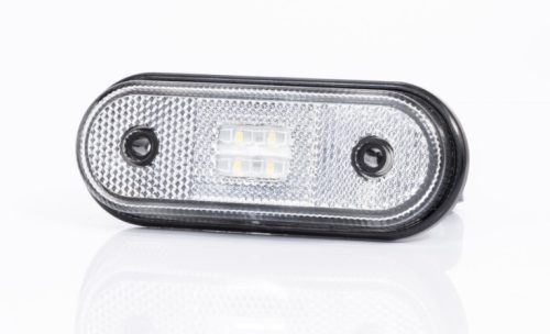 Helyzetjelző lámpa 12/24V (120x46mm) ledes, fehér