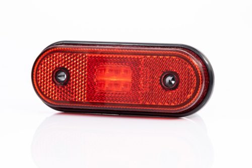 Helyzetjelző lámpa 12/24V (120x46mm) ledes, piros
