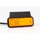 Helyzetjelző lámpa 12/24V (kis téglalap) ledes sárga+tartó