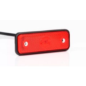 Helyzetjelző lámpa 12/24V (kis téglalap) ledes piros