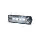 FEHÉR LED helyzetjelző lámpa (110x31) 12/24V VÍZTISZTA