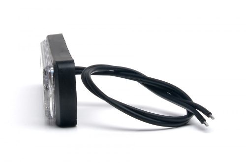 FEHÉR LED helyzetjelző lámpa (110x31) 12/24V VÍZTISZTA