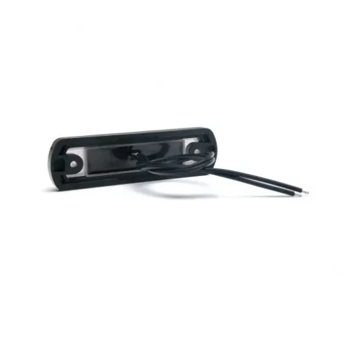 FEHÉR LED helyzetjelző lámpa (110x31) 12/24V OPÁL BÚRÁVAL