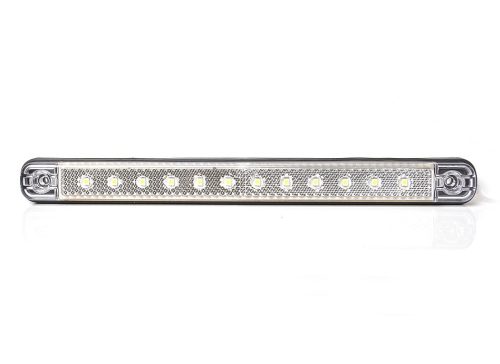 LED helyzetjelző lámpa 12/24V (238x21mm) FEHÉR