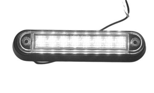 LED helyzetjelző lámpa (140x34mm) 12/24V fehér