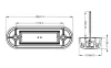 LED helyzetjelző lámpa (100x34mm) 12/24V fehér
