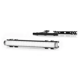   LED helyzetjelző lámpa (125x18mm) 12/24V Fehér, Füst búrával