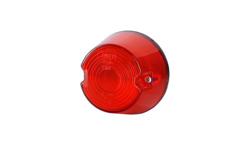 Helyzetjelző lámpa izzós kerek piros 75mm