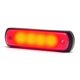 PIROS LED helyzetjelző lámpa (110x31) 12/24V OPÁL BÚRÁVAL